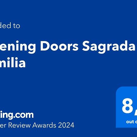 Opening Doors Sagrada Familia Apartment Barcelona Exterior photo